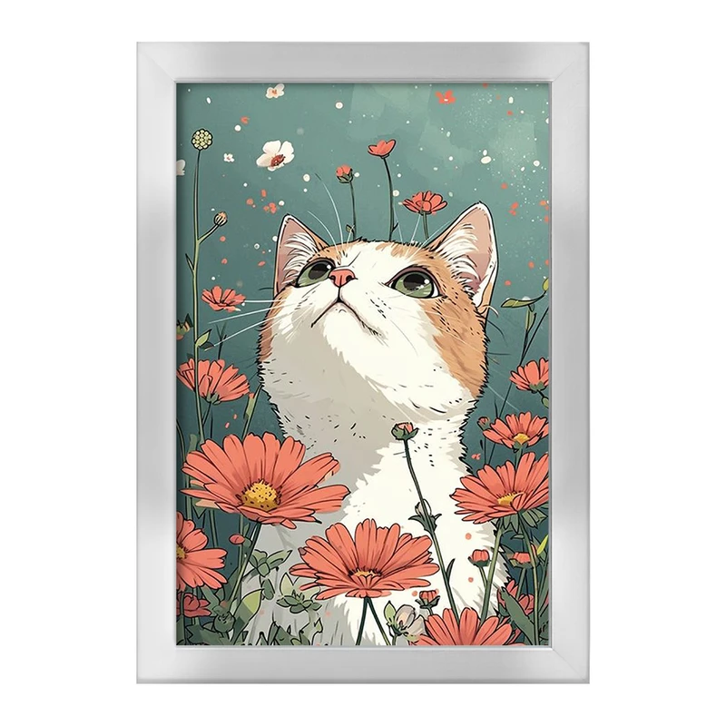 تابلو خندالو طرح گربه (Cat) کد F2950