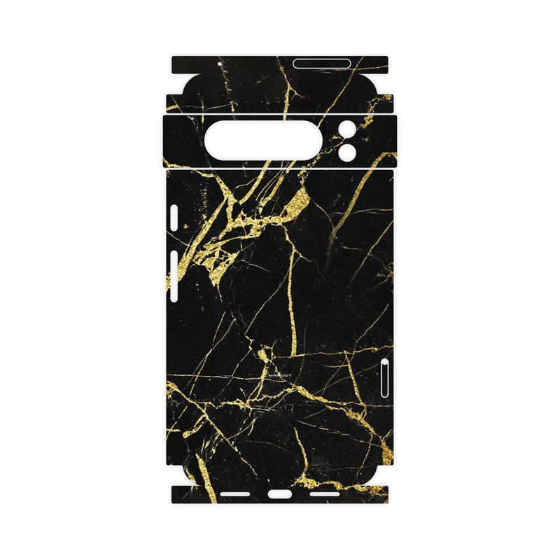 برچسب پوششی ماهوت مدل Graphite_Gold_Marble-FullSkin مناسب برای گوشی موبایل گوگل Pixel 8 Pro