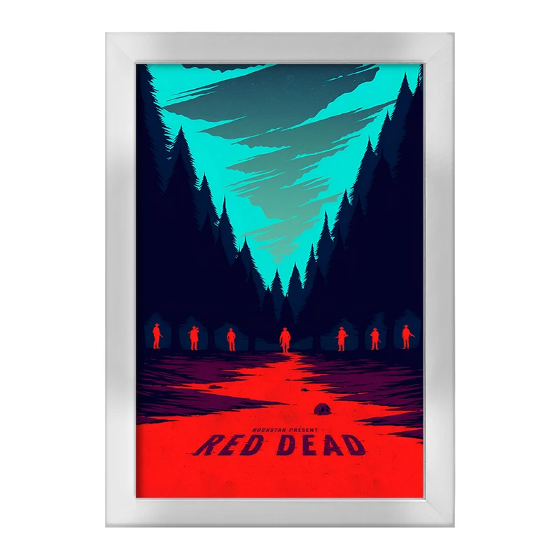 تابلو خندالو طرح رد دد (Red Dead) کد F4458