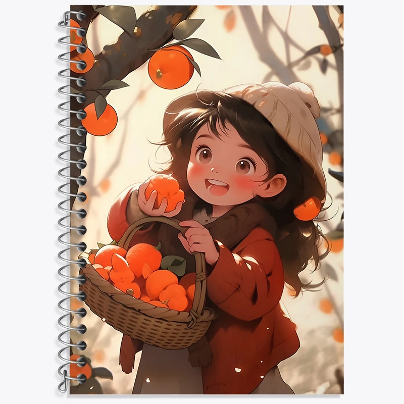 دفتر زبان دوخط 50 برگ خندالو طرح دخترانه کد F4247