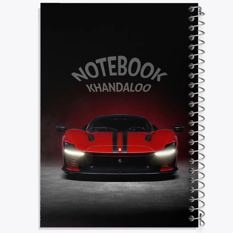 دفتر نقاشی 50 برگ خندالو طرح فراری (Ferrari) کد N7883