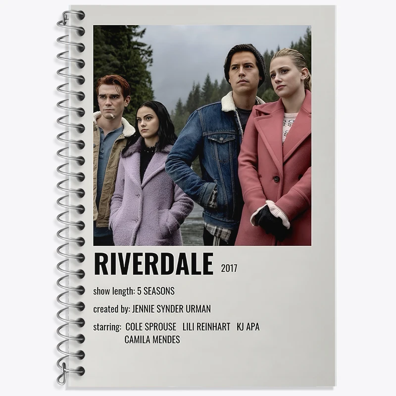 دفتر نت موسیقی 50 برگ خندالو طرح ریوردیل (Riverdale) کد F13391