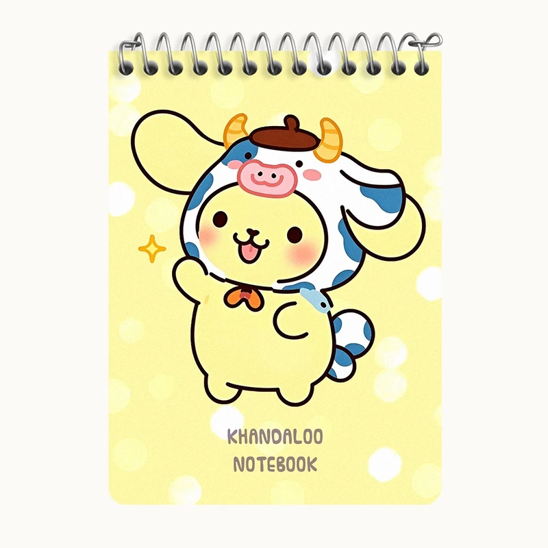 دفتر یادداشت 50 برگ خندالو طرح پمپومپورین (Pompompurin) کد N9110