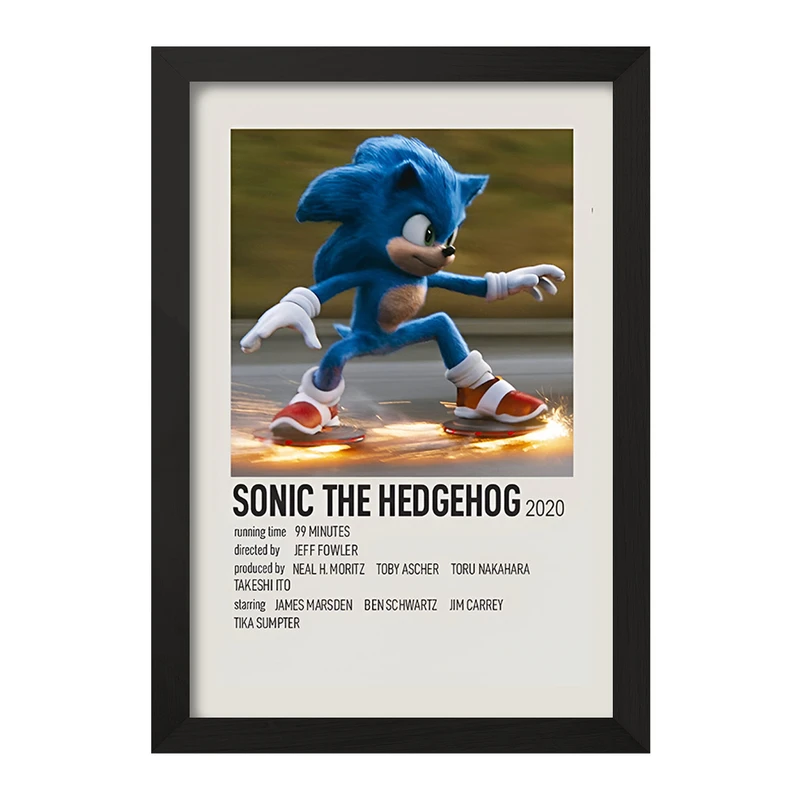 تابلو خندالو طرح سونیک (Sonic) کد F13219