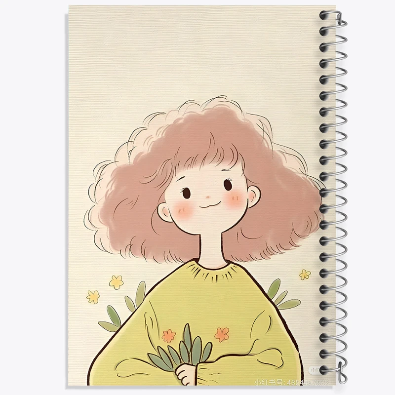 دفتر نقاشی 50 برگ خندالو طرح دخترانه بامزه کد N8393