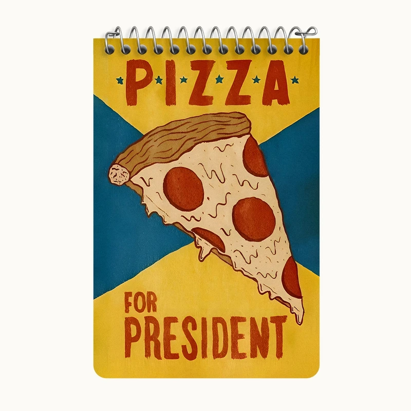 دفتر یادداشت 50 برگ خندالو طرح پیتزا کد F10541