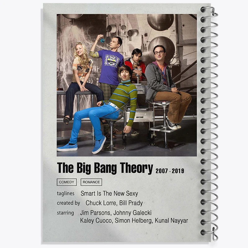 دفتر مشق 50 برگ خندالو طرح تئوری بیگ بنگ (The Big Bang Theory) کد F11278