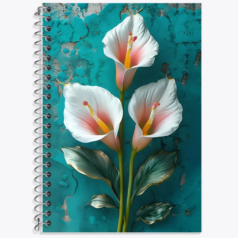 دفتر نت موسیقی 50 برگ خندالو طرح گل کد F12809