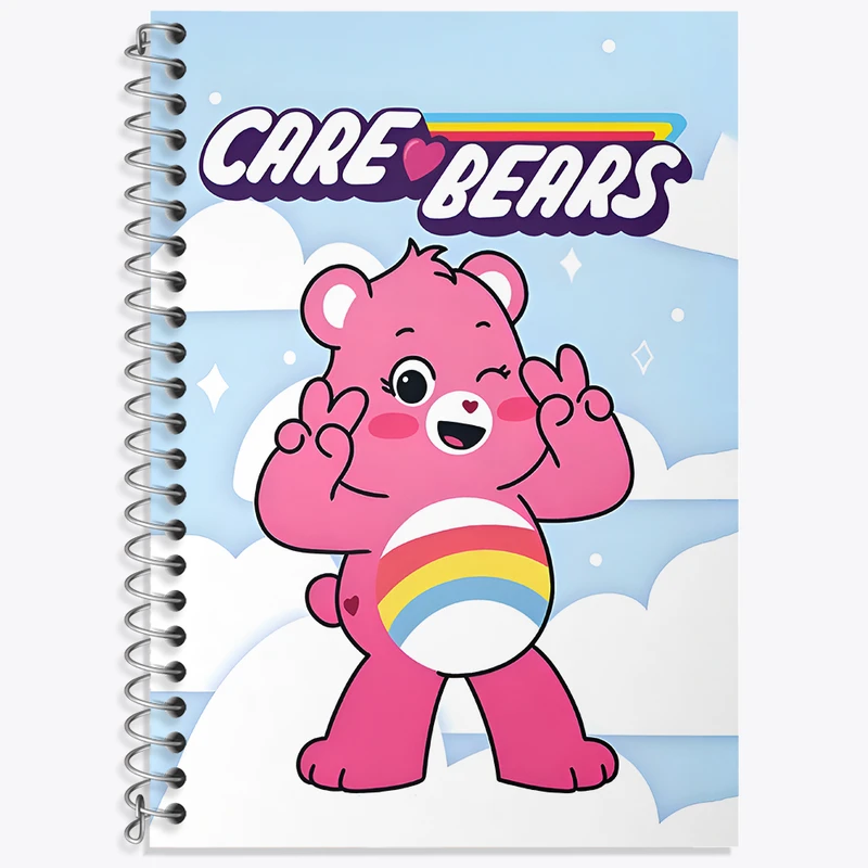 دفتر زبان دوخط 50 برگ خندالو طرح خرس مهربون کد N7120