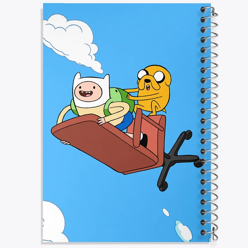 دفتر طراحی 50 برگ خندالو طرح جیک و فین وقت ماجراجویی Adventure Time  کد 20832