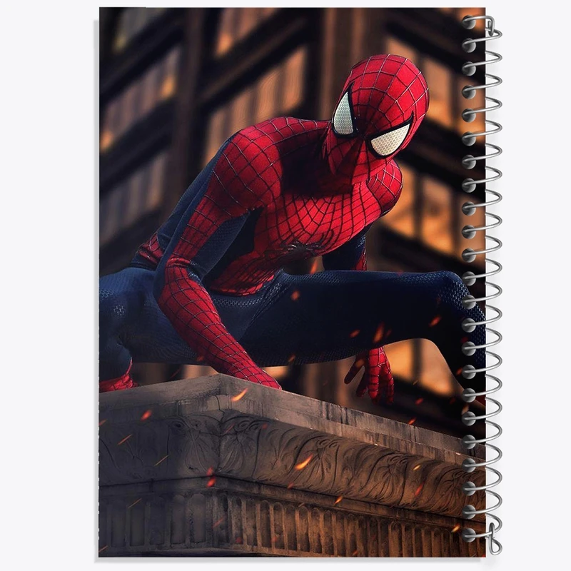 دفتر طراحی 50 برگ خندالو طرح مرد عنکبوتی Spider Man  کد 13161