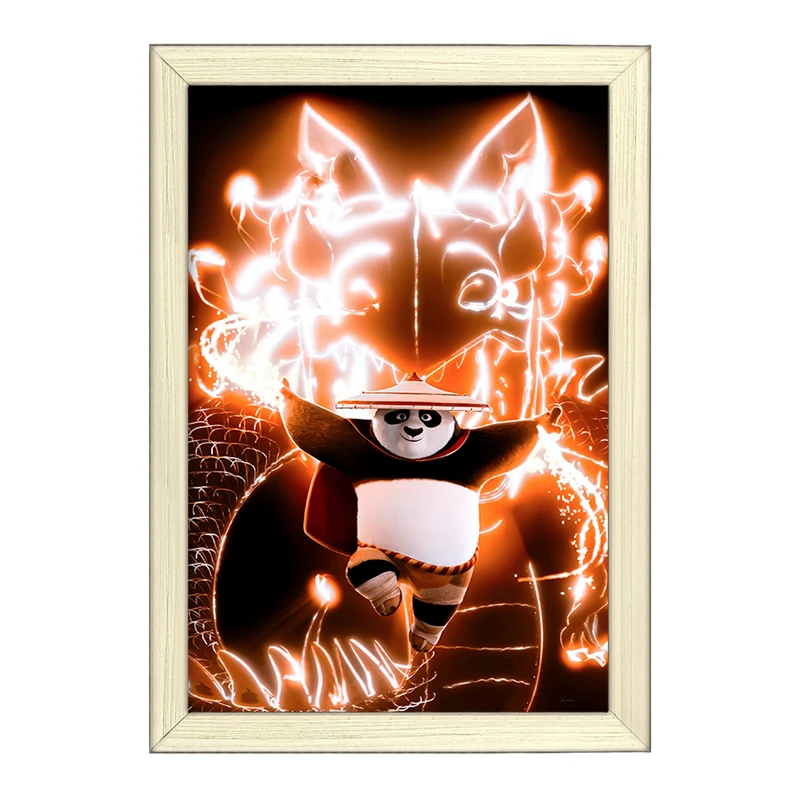 تابلو خندالو طرح پاندای کونگ فوکار کد F1564