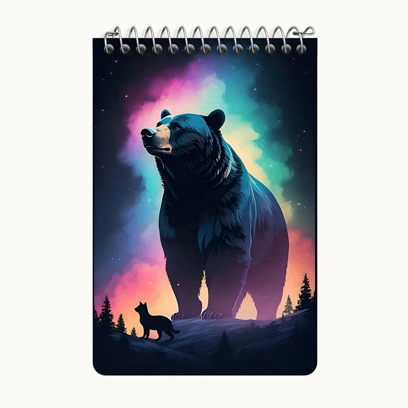 دفتر یادداشت 50 برگ خندالو طرح خرس کد F7267