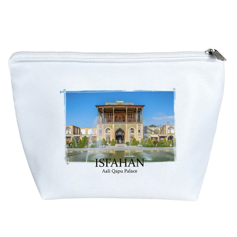 کیف لوازم آرایش دخترانه خندالو مدل عمارت عالی ‌قاپو اصفهان کد H2703