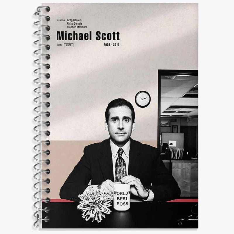 دفتر لغت 50 برگ خندالو طرح آفیس (The Office) کد F11945