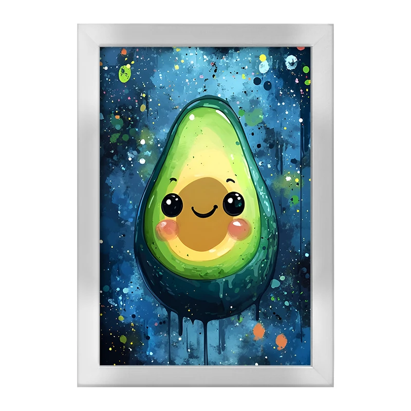 تابلو خندالو طرح آووکادو بامزه کد F9844