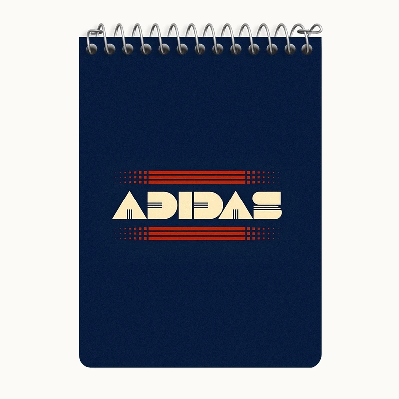 دفتر یادداشت 50 برگ خندالو طرح آدیداس (Adidas) کد N7562