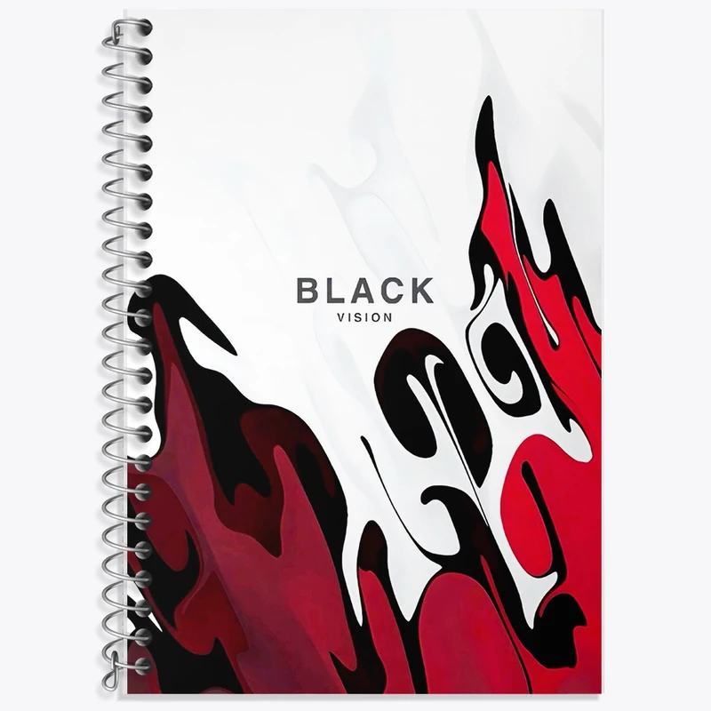 دفتر نت موسیقی 50 برگ خندالو طرح ادکلن Black vision کد F13635