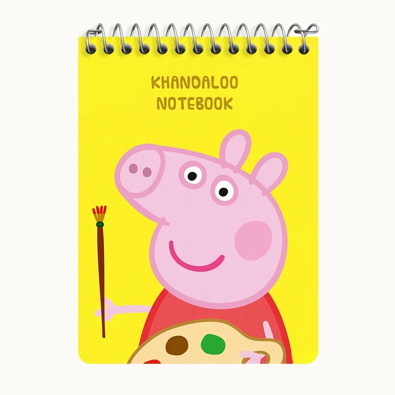 دفتر یادداشت 50 برگ خندالو طرح انیمیشن پپا پیگ (Peppa Pig) کد N9243