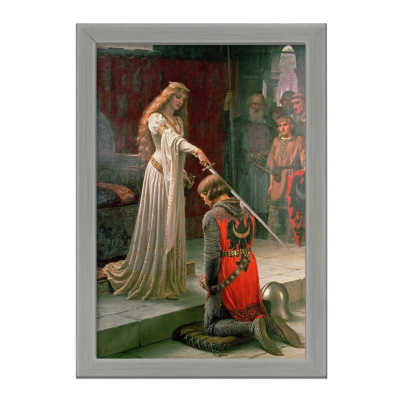 تابلو خندالو طرح نقاشی افتخار اثر ادموند بلر لیتون کد F12474