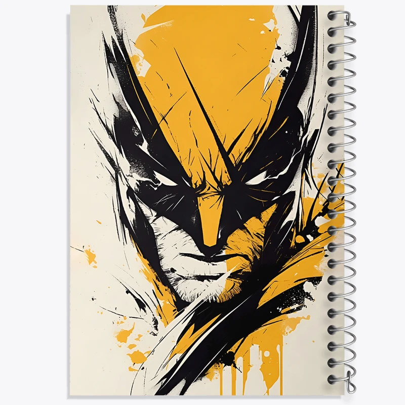 دفتر نقاشی 50 برگ خندالو طرح ولورین مارول (Marvel) کد F4275