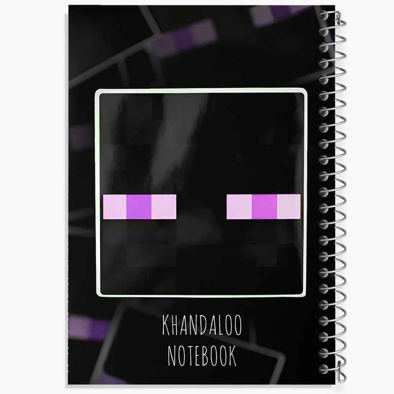 دفتر مشق 100 برگ خندالو طرح بازی ماینکرافت (Minecraft) کد N8725