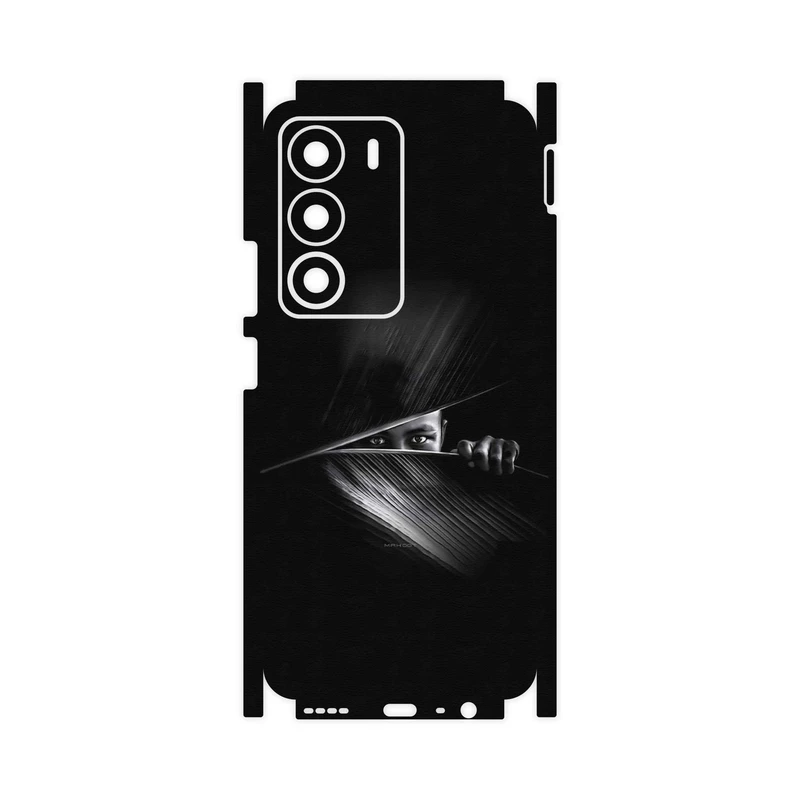 برچسب پوششی ماهوت مدل Black Portrait-FullSkin مناسب برای گوشی موبایل ریلمی C71