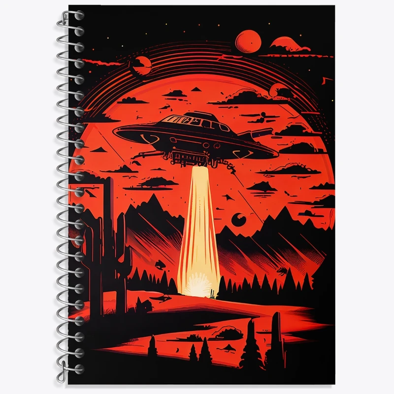 دفتر لغت 50 برگ خندالو طرح سفینه ی فضایی کد F4701