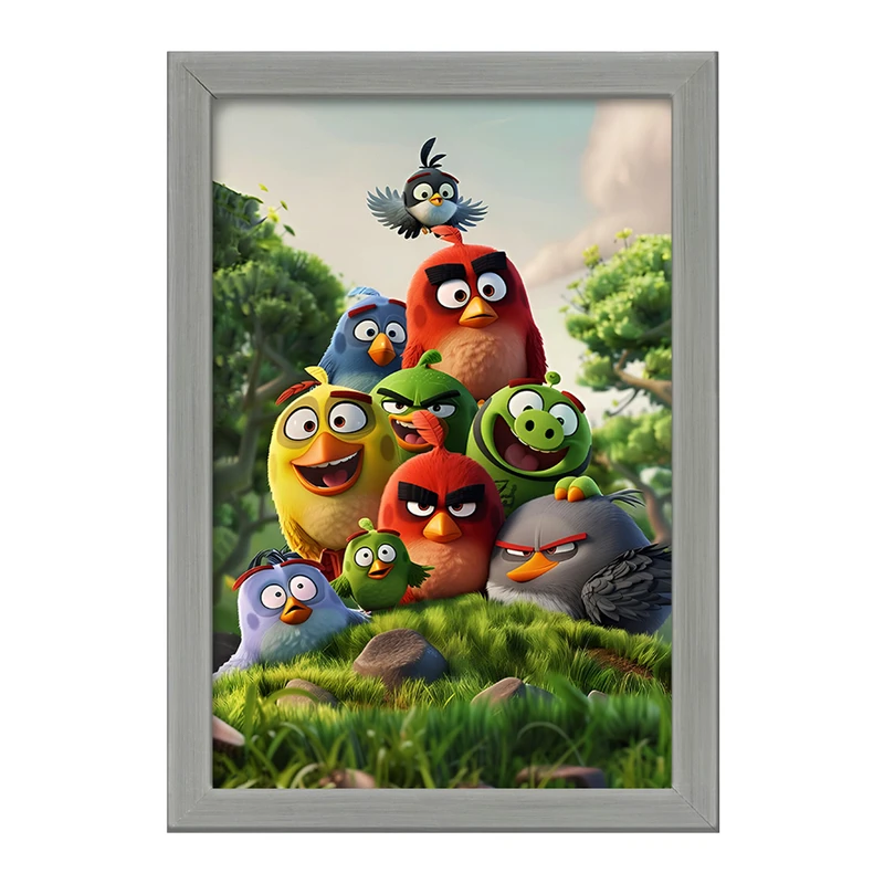 تابلو خندالو طرح پرندگان خشمگین (Angry Birds) کد F6971