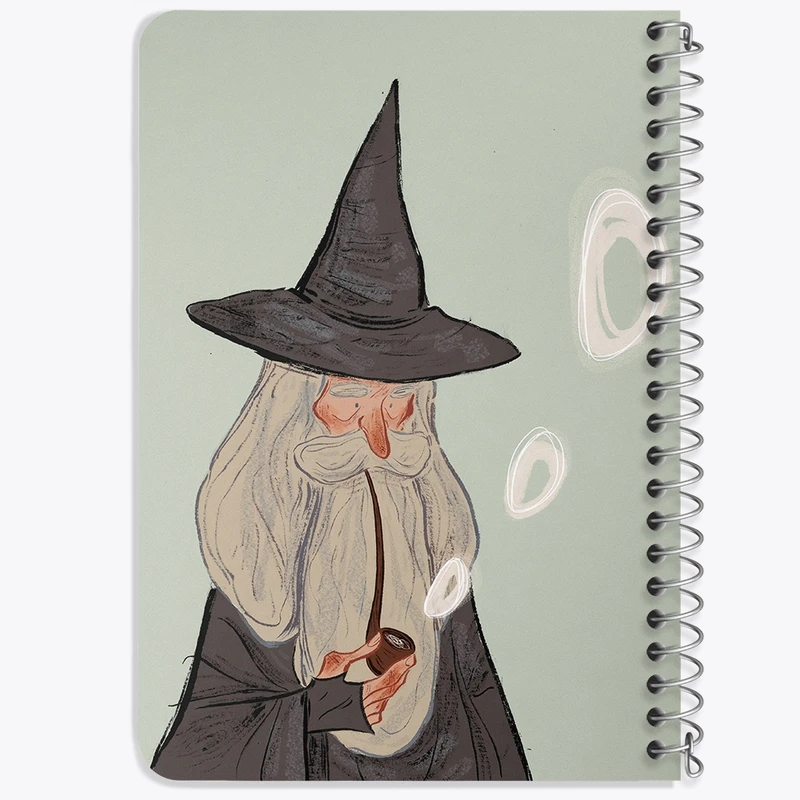 دفتر یادداشت 50 برگ خندالو طرح هابیت The Hobbit کد 28749