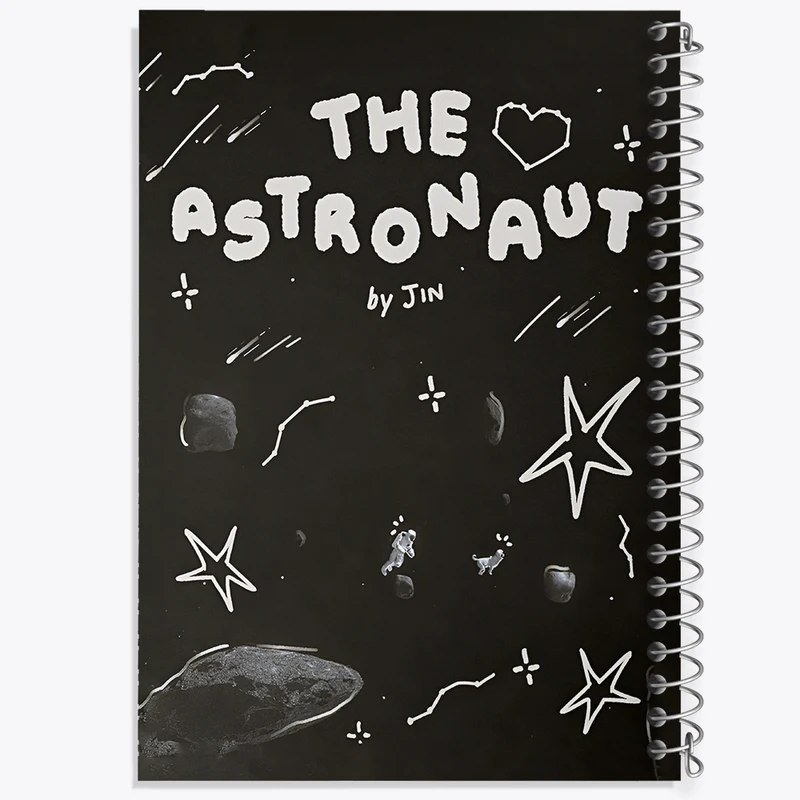 دفتر نقاشی 50 برگ خندالو طرح فضانورد و فضایی کد N6797