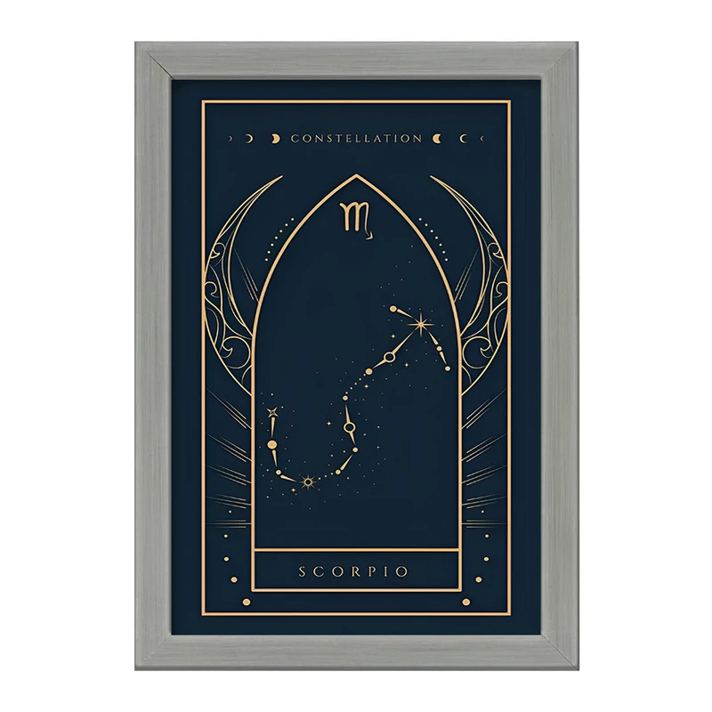 تابلو خندالو طرح ماه تولد آبان کد F10879