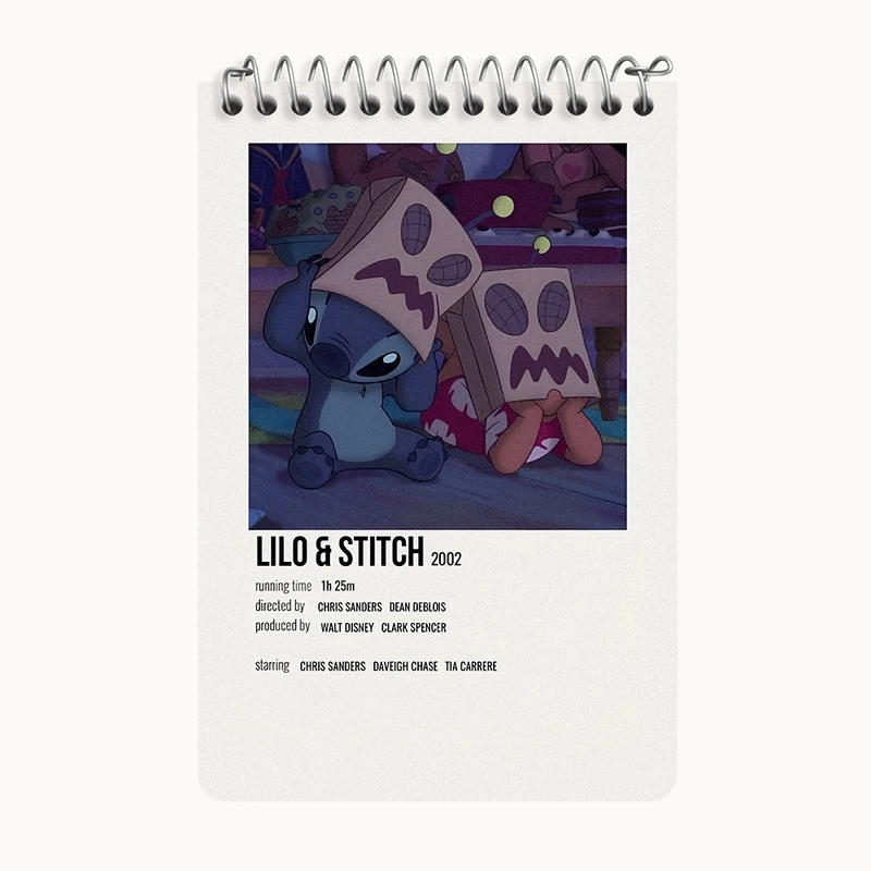 دفتر یادداشت 50 برگ خندالو طرح لیلو و استیچ (Lilo & Stitch) کد F13215