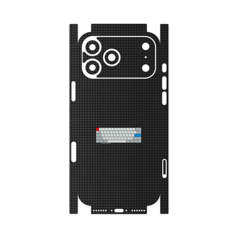 برچسب پوششی ماهوت مدل Minimal Keyboard Icon-FullSkin مناسب برای گوشی موبایل اپل iPhone 17 Pro Max
