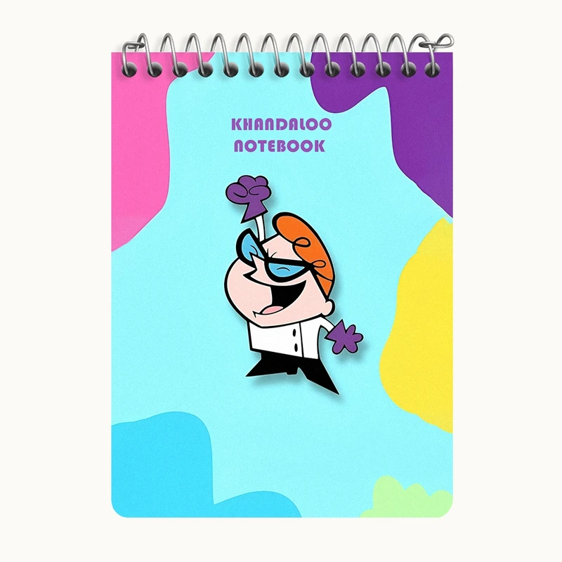 دفتر یادداشت 50 برگ خندالو طرح آزمایشگاه دکستر (Dexter's Laboratory) کد N6365
