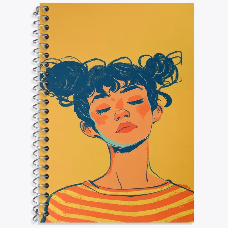 دفتر نت موسیقی 50 برگ خندالو طرح دخترانه کد F3069