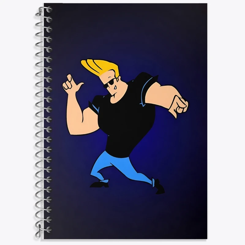 دفتر لغت 50 برگ خندالو طرح جانی براوو (Johnny Bravo) کد F8864