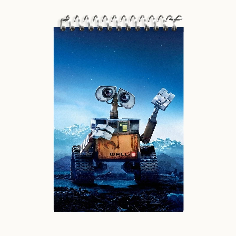 دفتر یادداشت 50 برگ خندالو طرح وال ای (wall-E) کد F3408