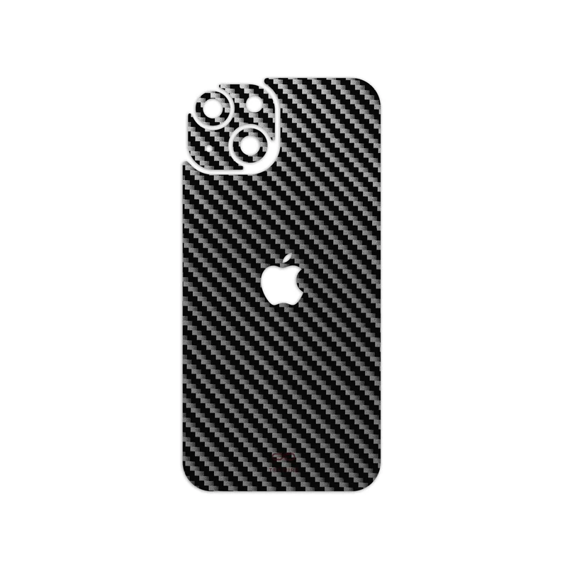 برچسب پوششی ماهوت مدل Glossy-Silver-Fiber مناسب برای گوشی موبایل اپل iPhone 14