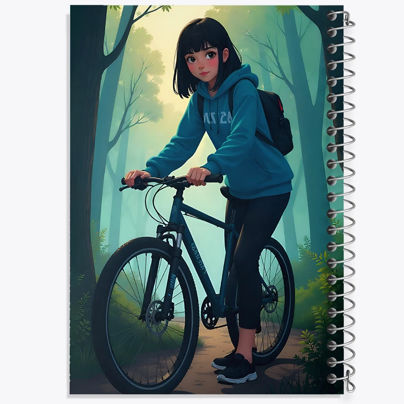 دفتر مشق 50 برگ خندالو طرح دخترانه کد F9890