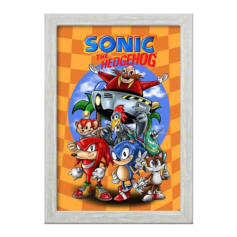 تابلو خندالو طرح سونیک (Sonic) کد F656