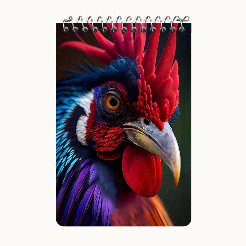 دفتر یادداشت 50 برگ خندالو طرح خروس کد F8518