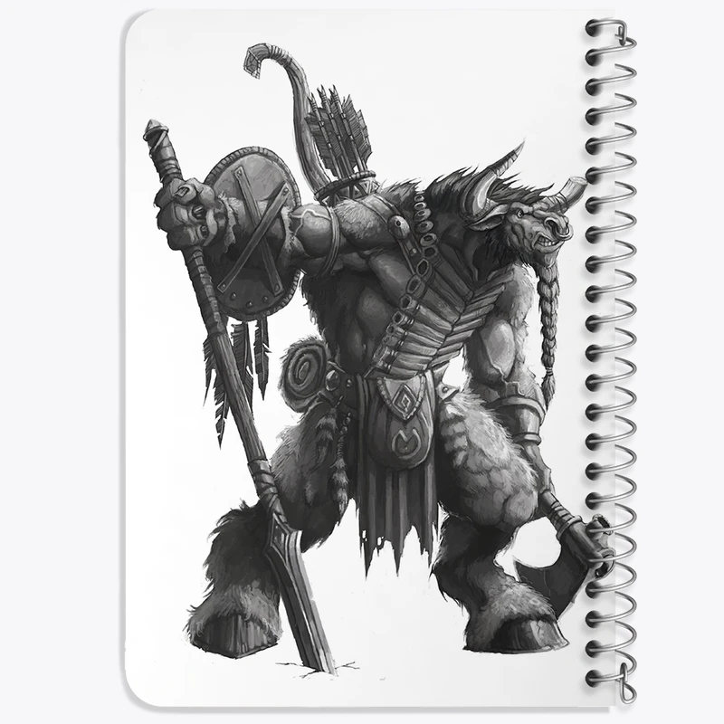 دفتر یادداشت 50 برگ خندالو طرح بازی دنیای وارکرفت (World of Warcraft) کد 31843