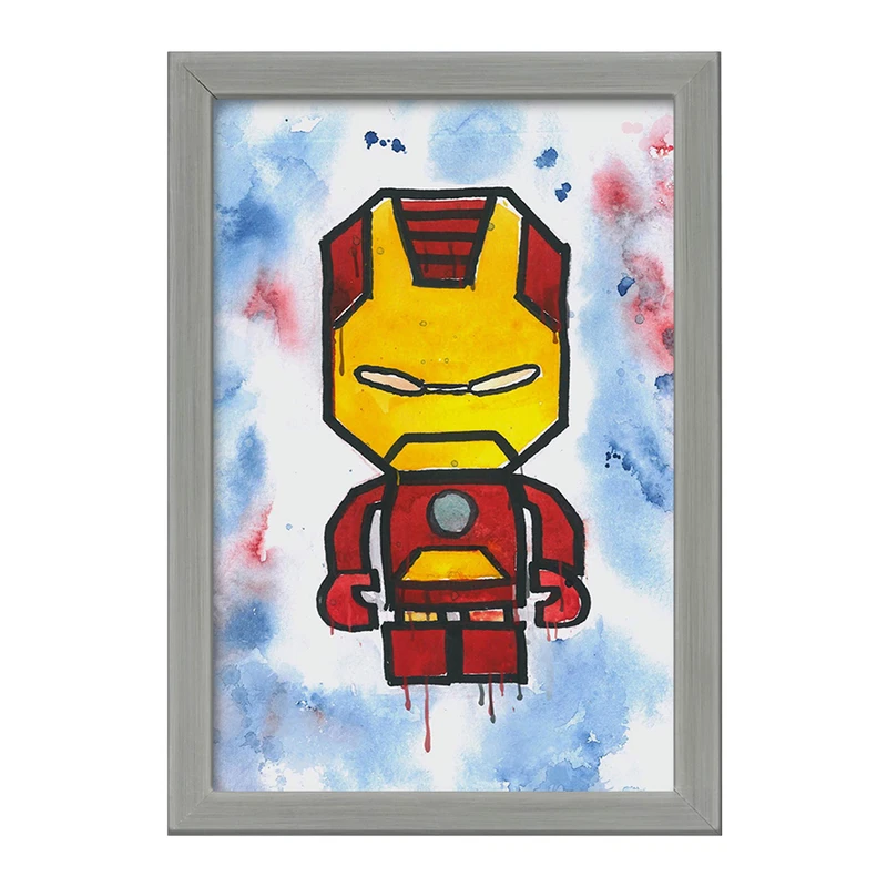 تابلو خندالو طرح مرد آهنی مارول (Marvel) کد F11349