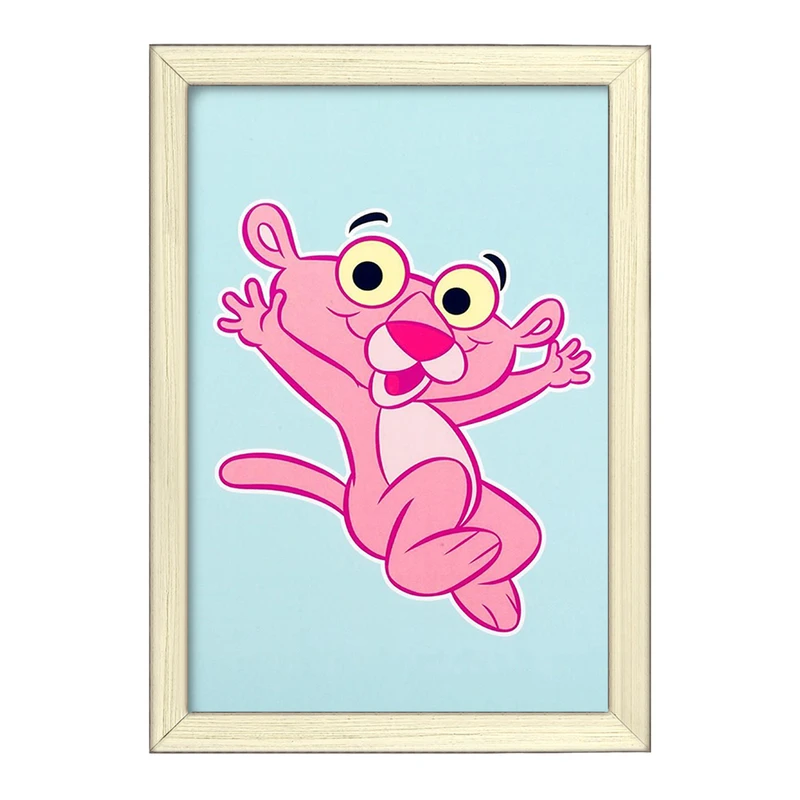 تابلو خندالو طرح پلنگ صورتی Pink Panther  کد 1400