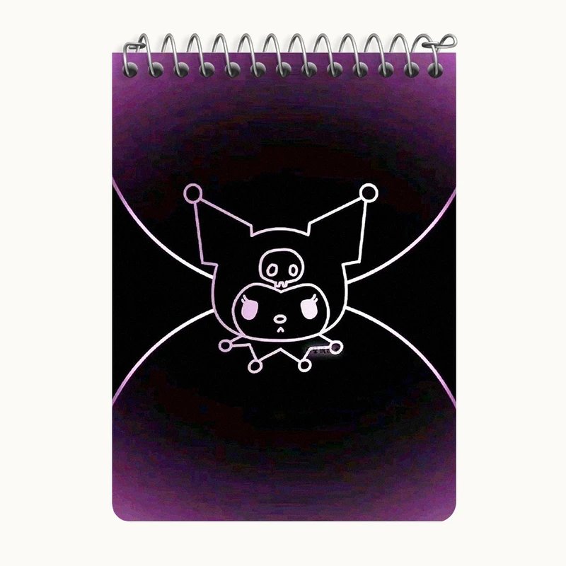 دفتر یادداشت 50 برگ خندالو طرح کرومی (Kuromi) کد N6805