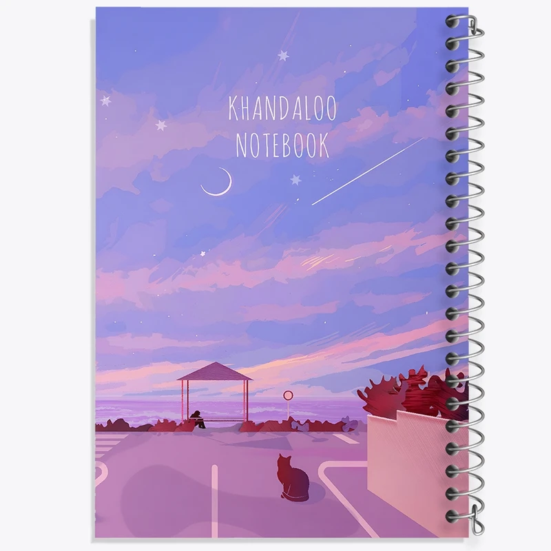 دفتر ژورنال نویسی 50 برگ خندالو مدل نقطه ای طرح فانتزی کد N8829