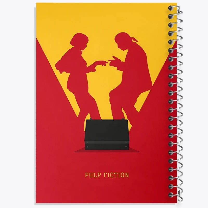 دفتر شطرنجی 50 برگ خندالو طرح پالپ فیکشن (Pulp Fiction) کد F13539