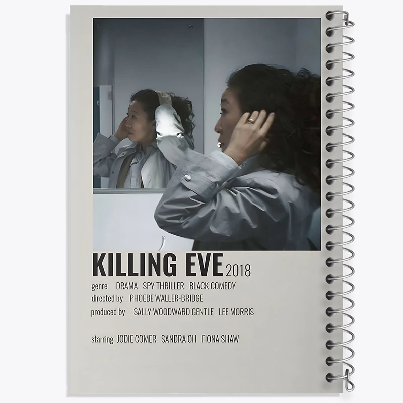 دفتر نقاشی 50 برگ خندالو طرح کشتن ایو (Killing Eve) کد F12990