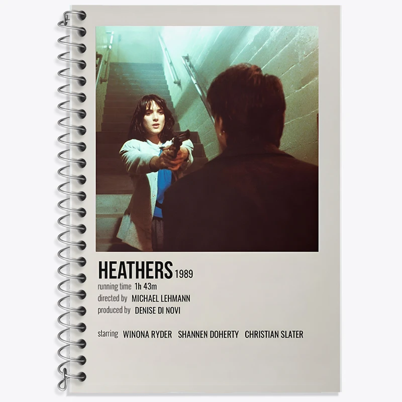 دفتر نت موسیقی 50 برگ خندالو طرح هدرز (Heathers) کد F12999